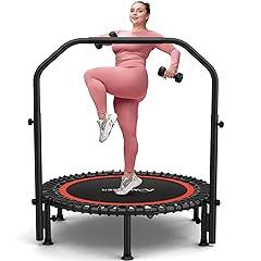 ANCHEER Foldable 40" Adjustable Mini Trampoline