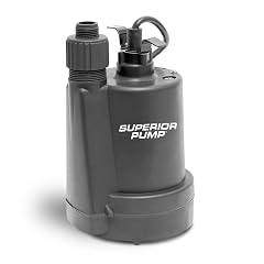 Superior Pump 91250 Submersible Utility Pump, 1/4 HP
