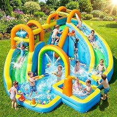 FINCOME Inflatable Water Slide and Bounce House