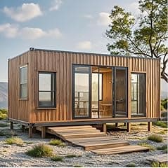 Foldable Prefab Mobile Cabin 14ft