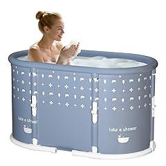 HLCZLUZ Portable Foldable Freestanding Bathtub