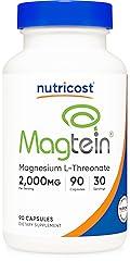 Nutricost Magtein Magnesium L-Threonate 2000mg