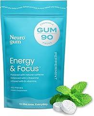NeuroGum Energy Caffeine Gum Peppermint