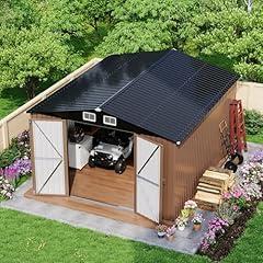 GarveeLife Metal Outdoor Storage Shed