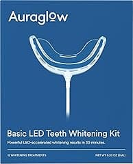 AURAGLOW Teeth Whitening Kit with LED Light