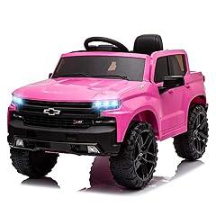Kimbosmart Chevrolet Silverado Kids Electric Ride-On Truck