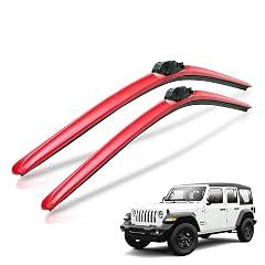Clix Wipers Jeep Wrangler & Gladiator Red Wiper Blades