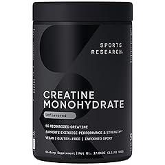Sports Research Creatine Monohydrate 5g Powder 1.1LBS