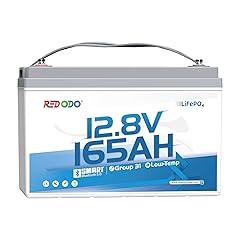 Redodo 12V 165Ah LiFePO4 Battery with Bluetooth