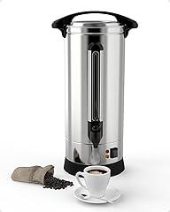 SLEKVERSA Commercial Coffee Urn, 16L Stainless Steel
