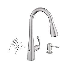 Moen Essie Touchless Kitchen Faucet with Soap Dispenser