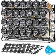 AOZITA Spice Rack Organizer with Jars