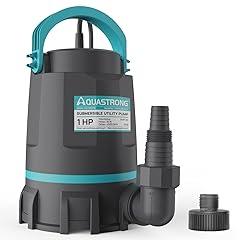 AQUASTRONG 1 HP Submersible Sump Pump 4500 GPH