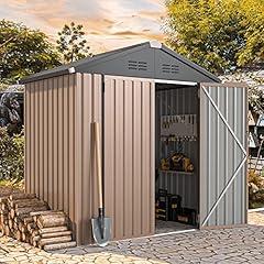 AECOJOY 6' x 4' Storage Shed