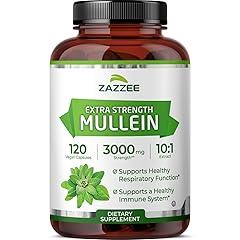 Zazzee Extra Strength Mullein Extract 3000 mg