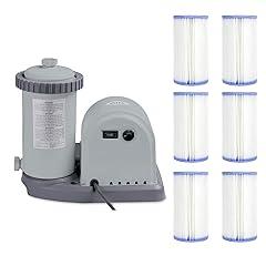 Intex Krystal Clear Cartridge Filter Pump with Filters