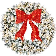 Best Choice Artificial Pre-Lit Fir Christmas Wreath