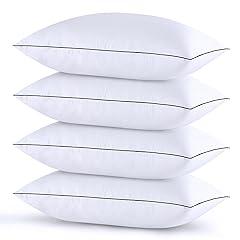 HUXMEYSON Standard Pillows Set of 4