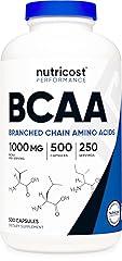 Nutricost BCAA 1000mg, 500 Count