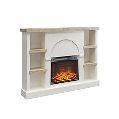 Mr. Kate Winston 56 Inch Electric Fireplace with Mantel