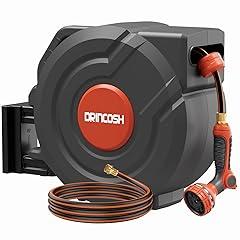 DRINCOSH Retractable Garden Hose Reel 90 ft