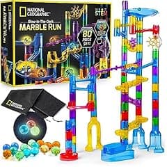 NATIONAL GEOGRAPHIC Glowing Marble Run STEM Toy