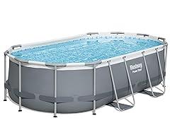 Bestway Power Steel Oval Above Ground Pool Set