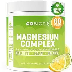 GOBIOTIX Magnesium Glycinate Powder Lemon Lime