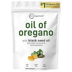 Micro Ingredients Oregano & Black Seed Oil Softgels