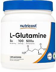 Nutricost L-Glutamine Powder Unflavored 500g