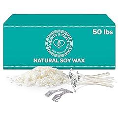 Hearts & Crafts Natural Soy Wax - 50lbs