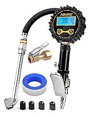 AZUNO Digital Tire Inflator with Gauge