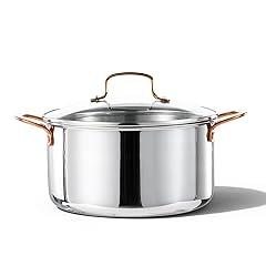 Carote Tri-Ply Stainless Steel Stockpot 6 Qt