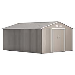 Outsunny Outdoor Storage Shed with Foundation Kit