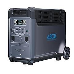 ABOK Portable Power Station 3840Wh Solar Generator