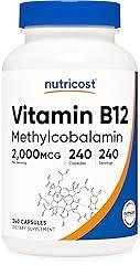 Nutricost Vitamin B12 2000mcg Supplement