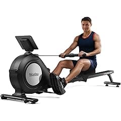 Niceday Magnetic Rowing Machine, 350lb Capacity, 16 Levels, Foldable, Bluetooth