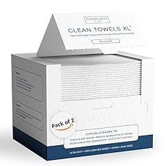 Clean Skin Club Clean Towels XL, 100 ct, 2 pack
