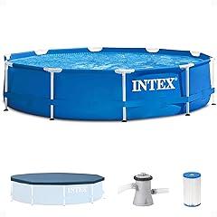 Intex Metal Frame 10ft Round Pool Set