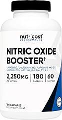 Nutricost Nitric Oxide Booster 750mg, 180 Count