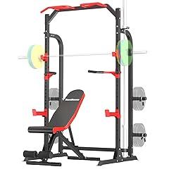 SunHome Multi-Functional Power Cage Squat Rack