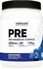 Nutricost Blue Raspberry Pre-Workout Powder