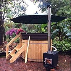 Canadian Redwood Cedar Outdoor Wood-Fired Hot Tub