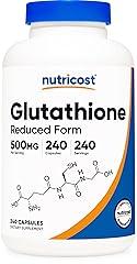 Nutricost Glutathione 500mg, 240 Count