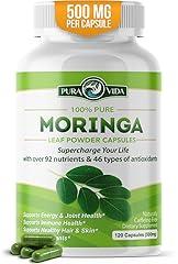 Pura Vida Moringa Organic Energy Supplement