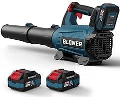 GROWORT Leaf Blower Cordless 630CFM/160MPH
