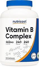 Nutricost Vitamin B Complex 460mg, 240 Count