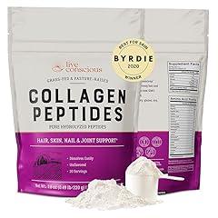 Live Conscious Collagen Powder Hydrolyzed Peptides
