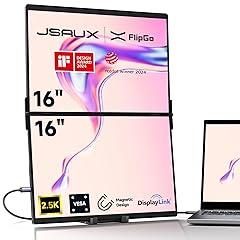 JSAUX FlipGo Pro 16 Dual Portable Monitors