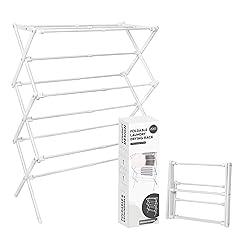 Zoes Homeware Foldable Clothes Drying Rack